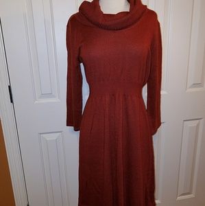 Spense XL, light knit dress, cowl neck